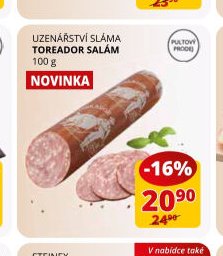 UZENÁŘSTVÍ SLÁMA TOREADOR SALÁM