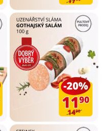 UZENÁŘSTVÍ SLÁMA GOTHAJSKÝ SALÁM