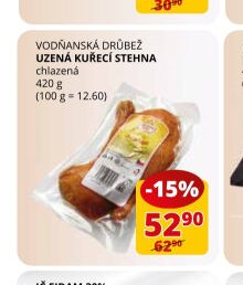 VODŇANSKÁ DRŮBEŽ UZENÁ KUŘECÍ STEHNA