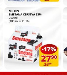 MILKIN SMETANA ČERSTVÁ