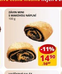 Závin mini s makovou náplní