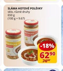 Sláma hotové polévky