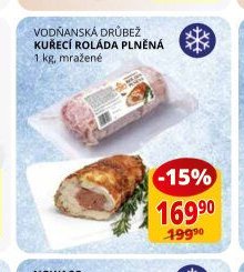 Vodňanská drůbež kuřecí roláda plněná