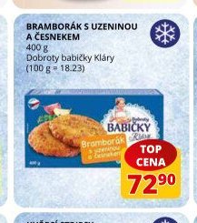 Bramborák s uzeninou a česnekem