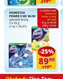 Domestos Power 5 WC blok