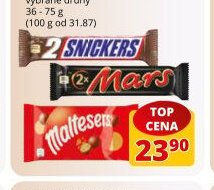 SNICKERS, TWIX, MARS, MM'S, MALTESERS