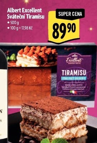 Dezert Tiramisu Albert Excellent
