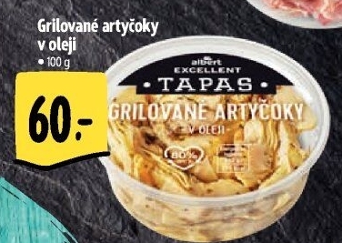 Grilované artyčoky Tapas Albert Excellent