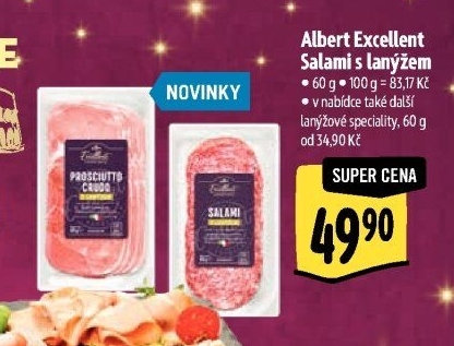 Italské speciality s lanýžem Albert Excellent