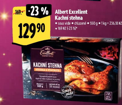 Kachní stehna Sous vide Albert Excellent