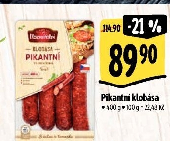 Klobása pikantní Albertovo uzenářství