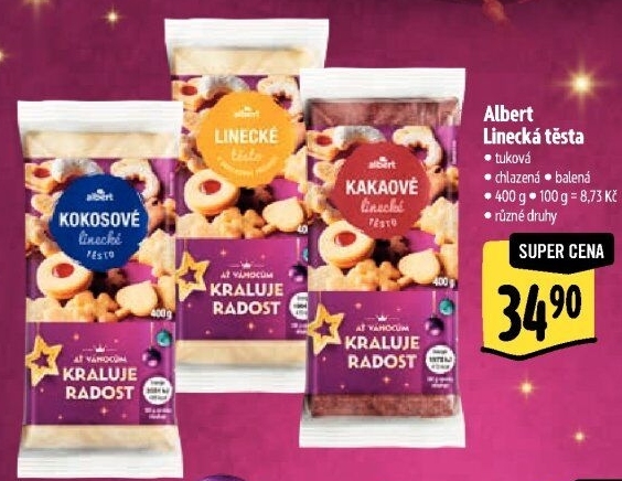 Linecké těsto Albert