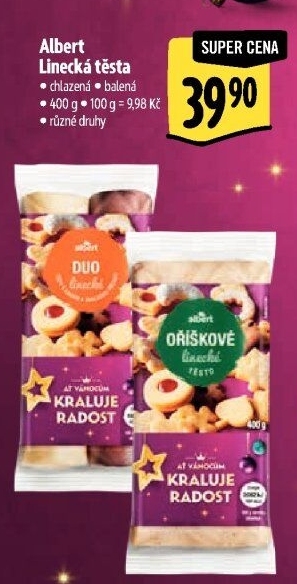 Linecké těsto Albert