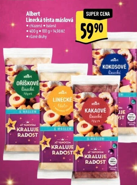 Linecké těsto Albert