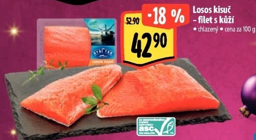 Losos Kisuč filet Albert