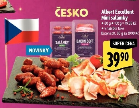 Minisalámy Albert Excellent