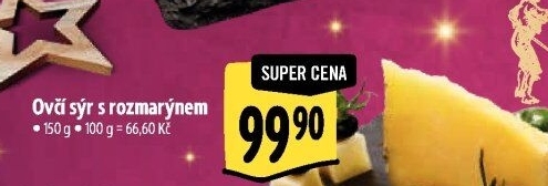 Ovčí sýr v rozmarýnu