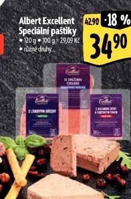 Paštiky speciální Albert Excellent