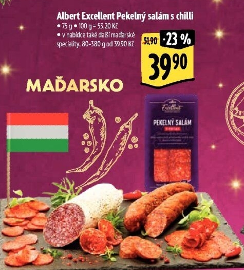 Pekelný salám Albert Excellent