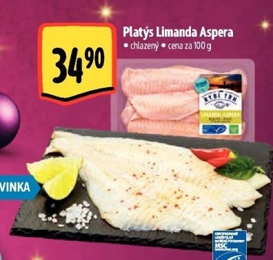 Platýs Limanda Aspera Albert