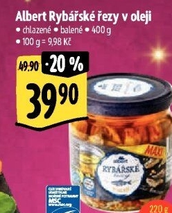 Rybářské řezy Albert