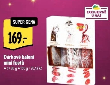 Salám Fuet El Ángel - dárkové balení