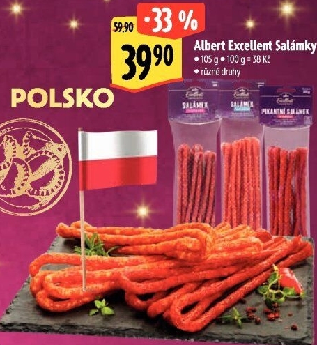 Salámky Albert Excellent