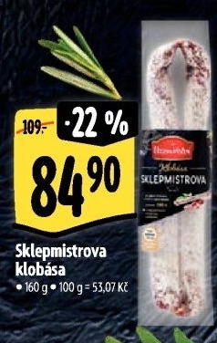 Sklepmistrova klobása Albertovo uzenářství