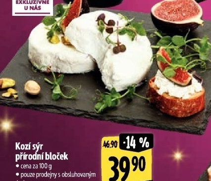 Sýr kozí přírodní