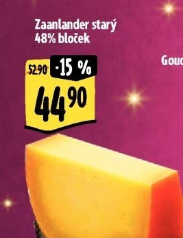 Sýr Zaanlander starý 48 %