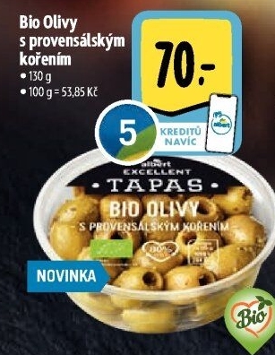 Tapas Olivy zelené bio Albert Excellent