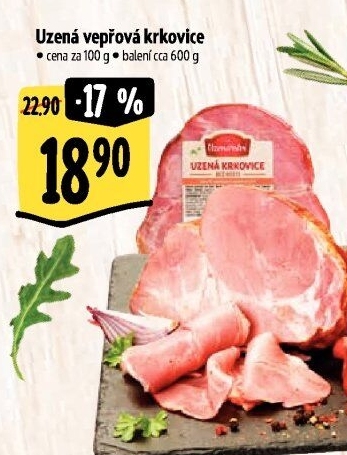 Uzená krkovice Albertovo uzenářství