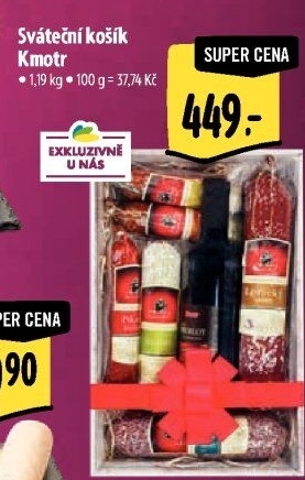 Vánoční košík Kmotr