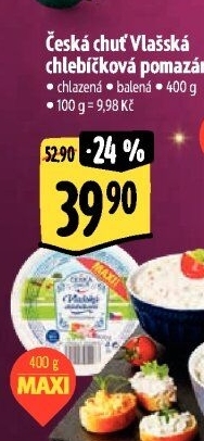 Vlašská chlebíčková pomazánka Česká chuť
