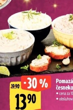 Česneková pomazánka se sýrem