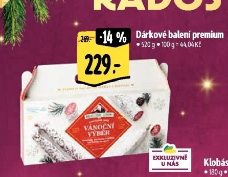 Dárkový balíček Premium Kostelecké uzeniny