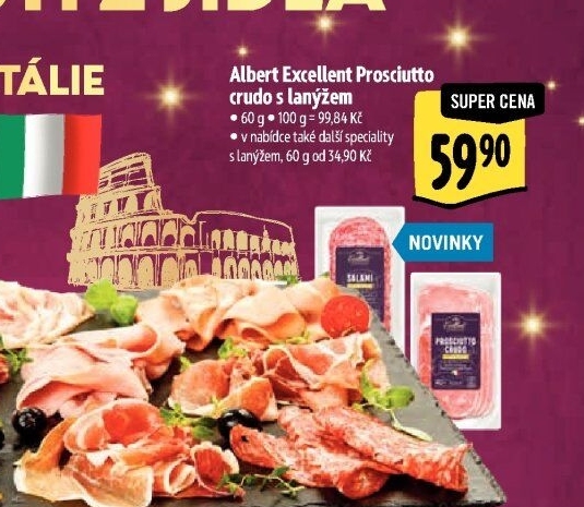 Italské speciality s lanýžem Albert Excellent