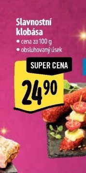 Klobása slavnostní