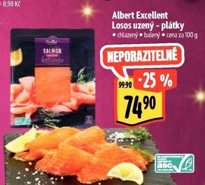 Losos uzený Albert Excellent