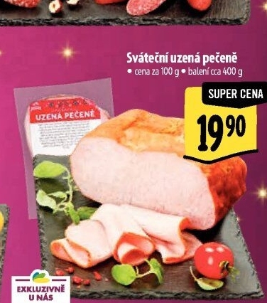 Pečeně uzená sváteční Krahulík