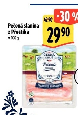 Slanina pečená Přeštické prasátko Česká chuť