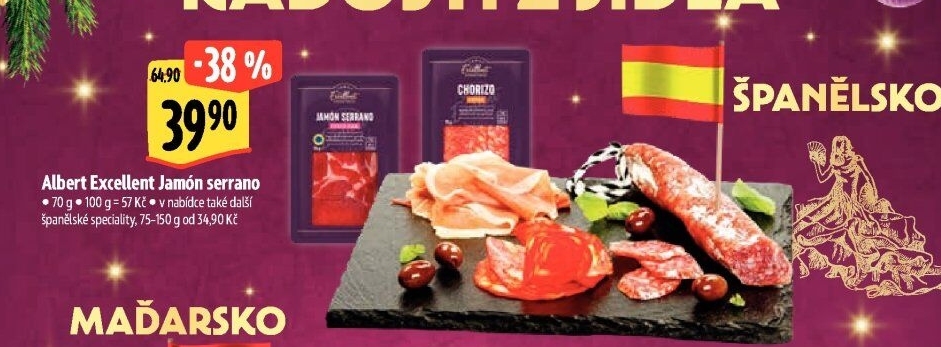 Šunka Jamón Serrano Albert Excellent