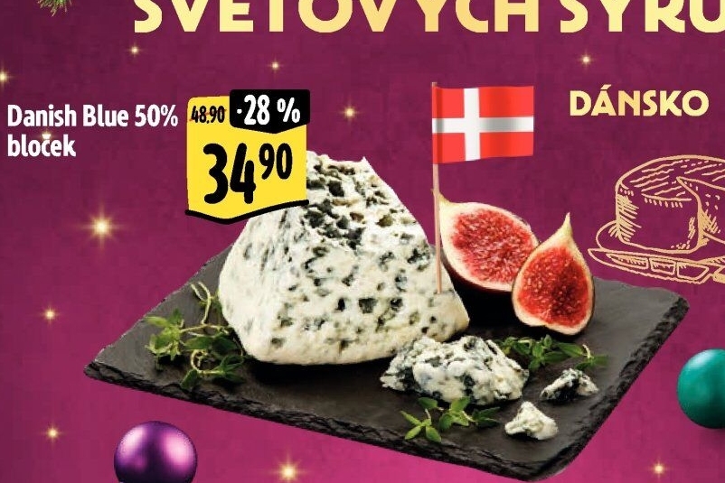 Sýr Danish Blue 50%