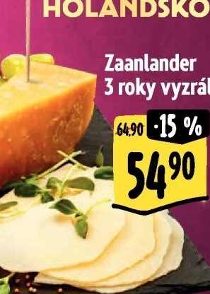 Sýr Zaanlander vyzrálý