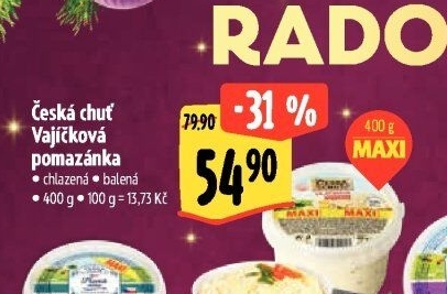 Vajíčková pomazánka Česká chuť