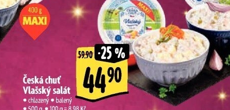 Vlašský salát Česká chuť