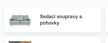 Sedací soupravy a pohovky