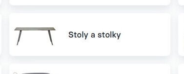Stoly a stolky