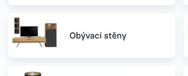 Obývací stěny