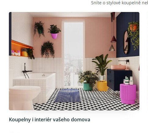 Koupelny a interiér vašeho domova